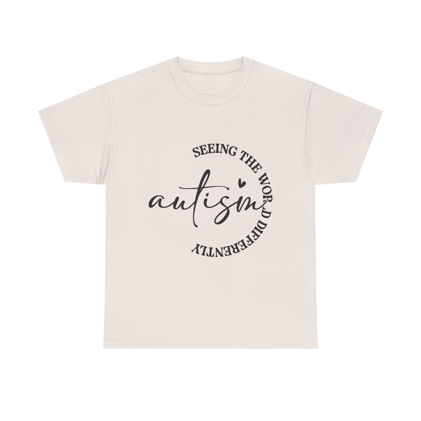 Autism Awareness Unisex Heavy Cotton Tee - Seeing the World Differently
