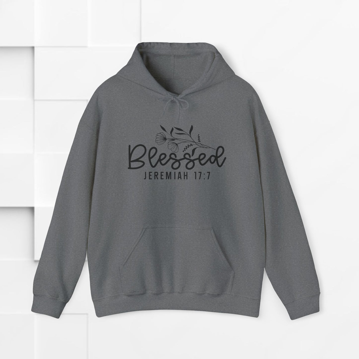 Blessed Jeremiah 17:7 Unisex Heavy Blend Hoodie