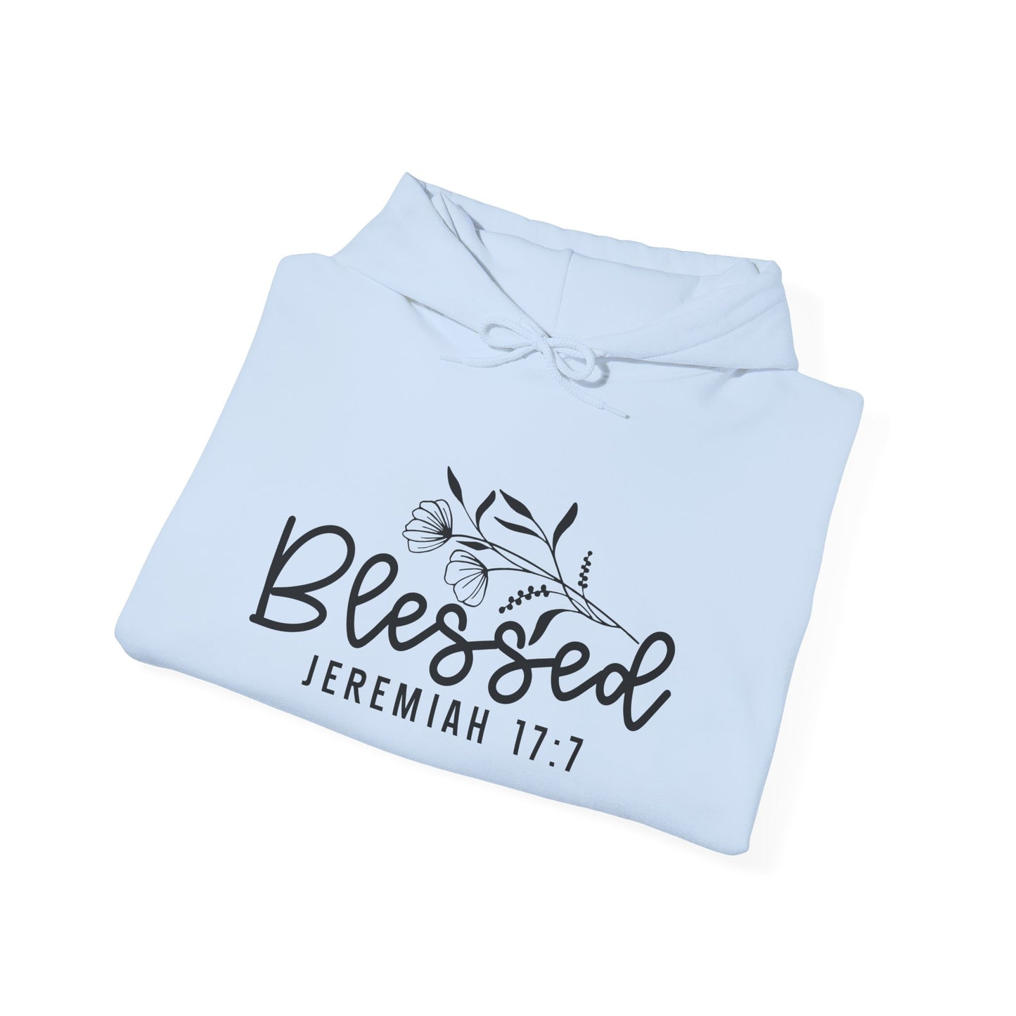 Blessed Jeremiah 17:7 Unisex Heavy Blend Hoodie