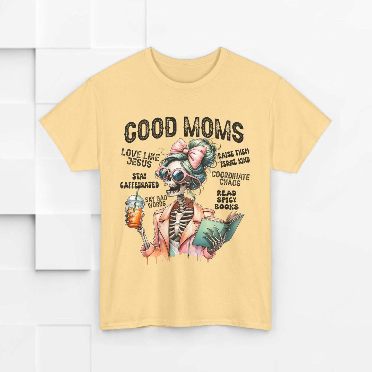 Good Moms Unisex Heavy Cotton Tee - Fun Graphic Tee for Mothers