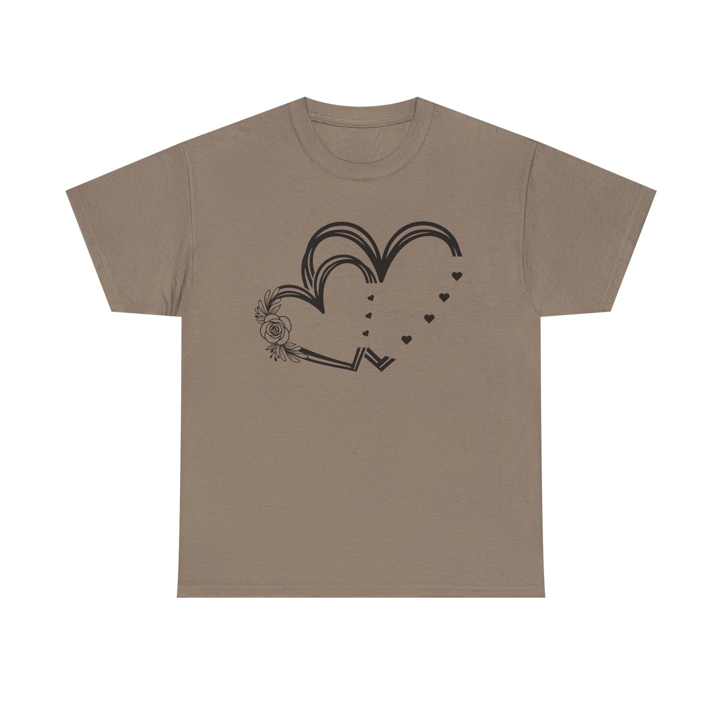 Heart Design Unisex Heavy Cotton Tee - Perfect for Valentine’s Day & Everyday Love