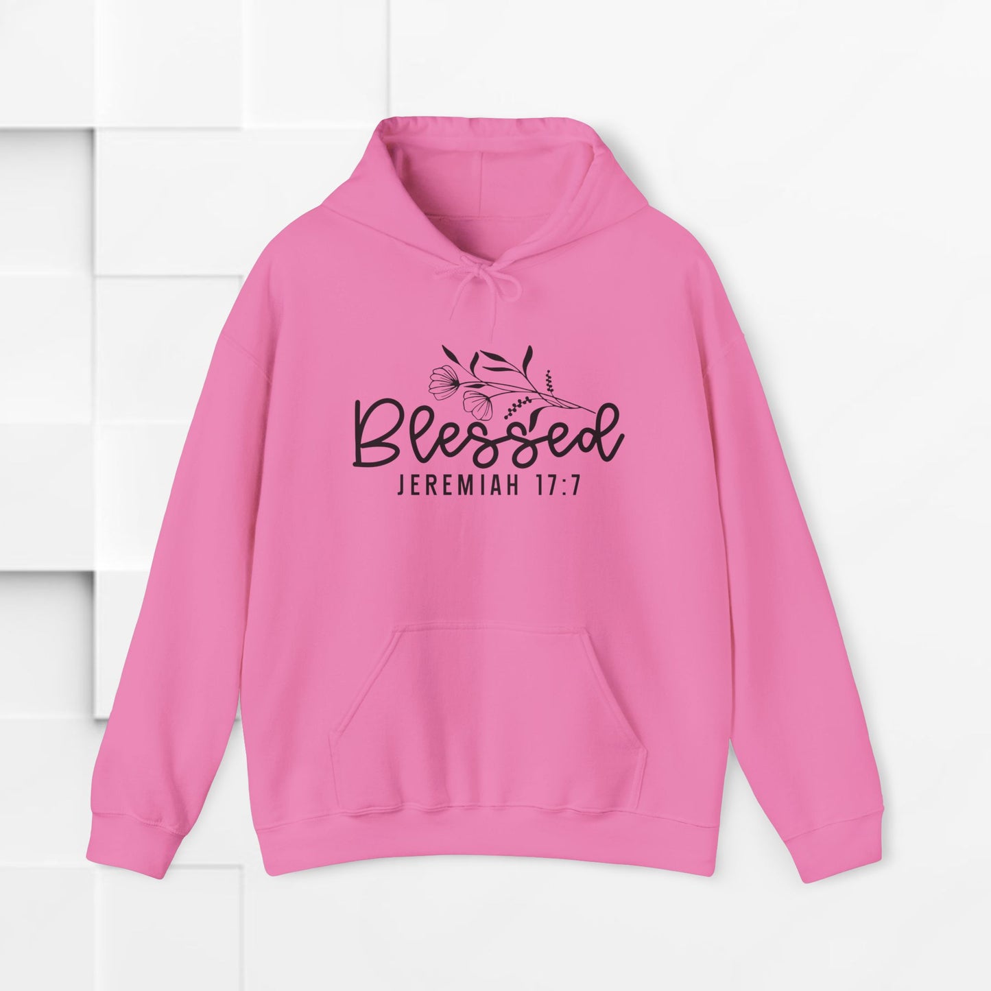 Blessed Jeremiah 17:7 Unisex Heavy Blend Hoodie