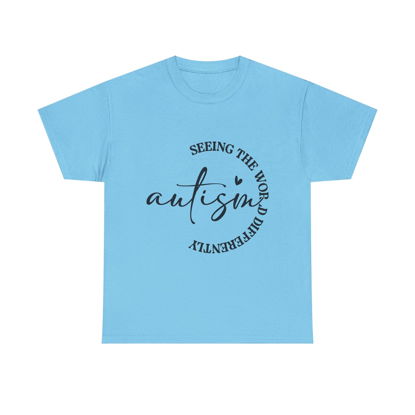 Autism Awareness Unisex Heavy Cotton Tee - Seeing the World Differently