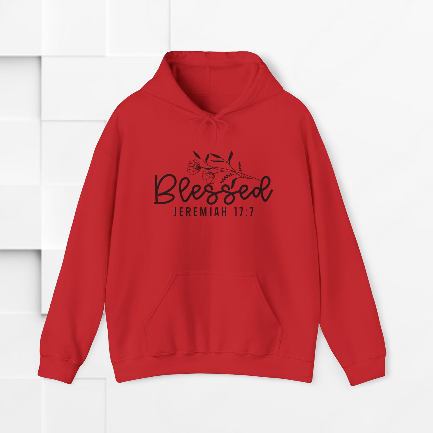 Blessed Jeremiah 17:7 Unisex Heavy Blend Hoodie