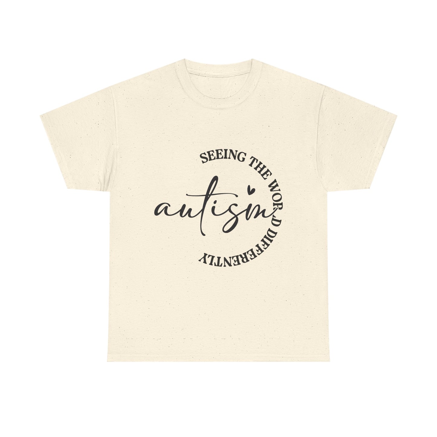 Autism Awareness Unisex Heavy Cotton Tee - Seeing the World Differently