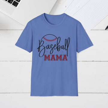 Baseball Mama Unisex Softstyle T-Shirt - Perfect for Sports Moms