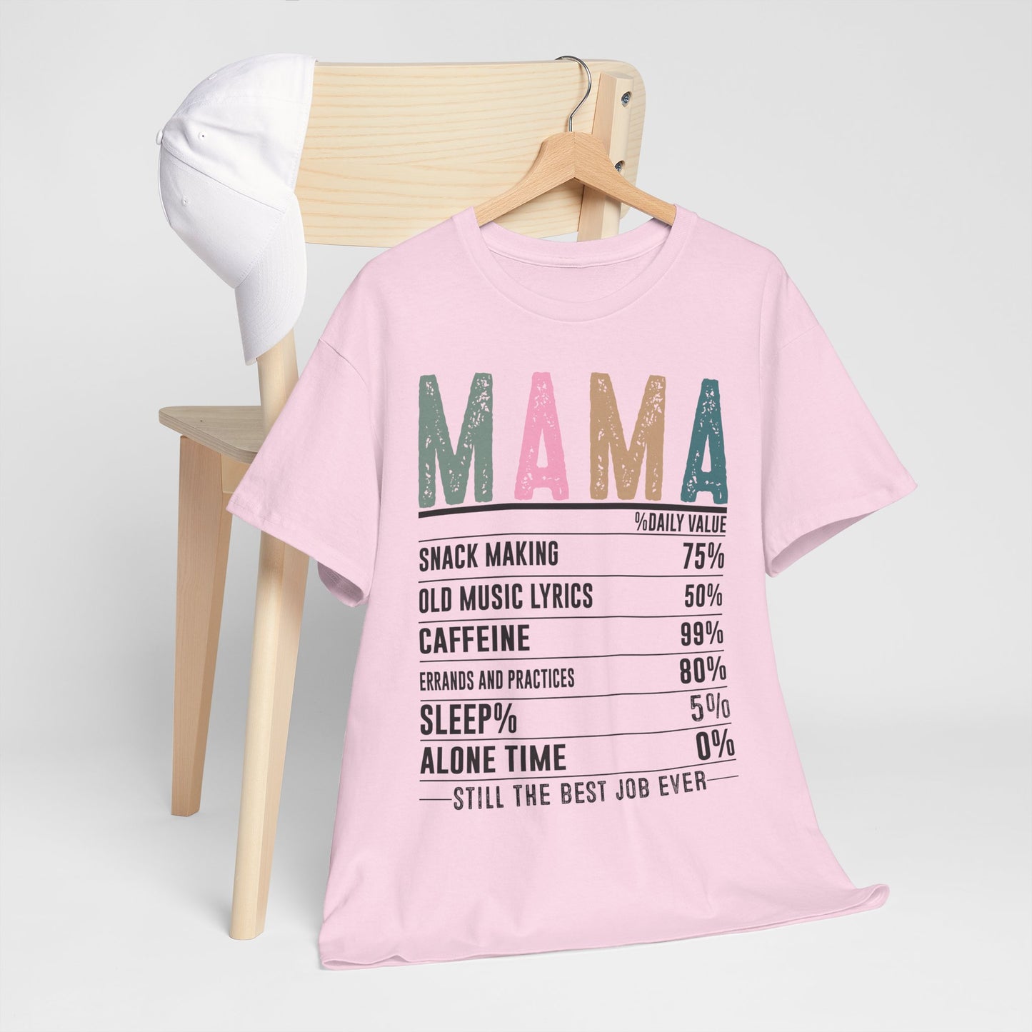 Mama Daily Values Unisex Heavy Cotton Tee - Perfect Gift for Moms