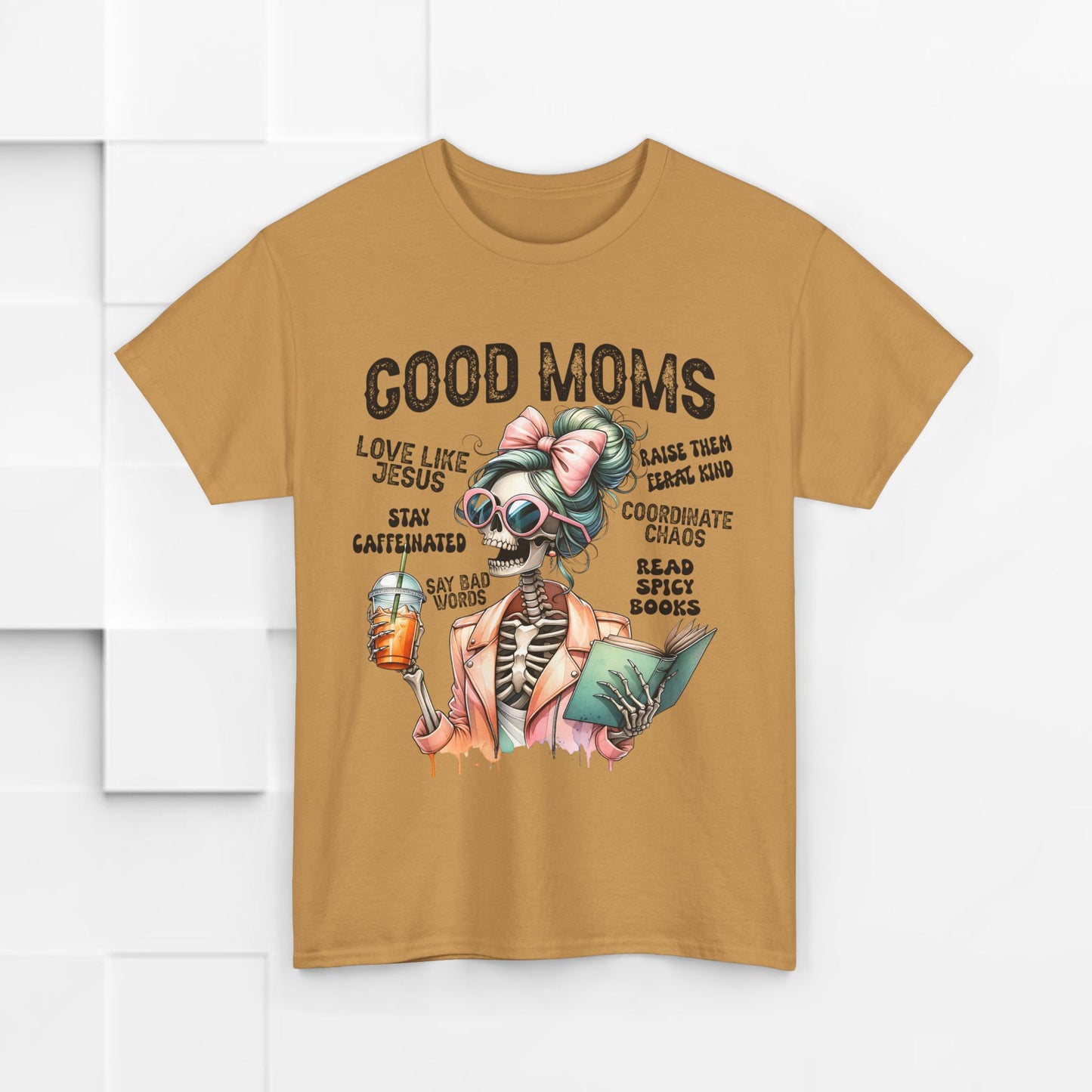 Good Moms Unisex Heavy Cotton Tee - Fun Graphic Tee for Mothers