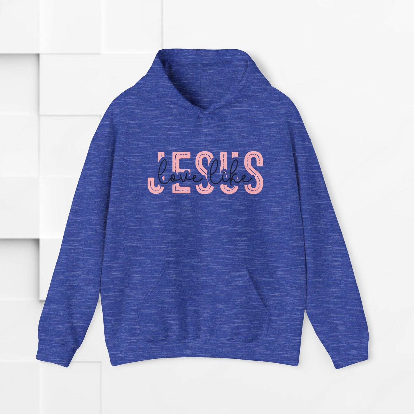 Inspirational Jesus Sweatshirt – Unisex Heavy Blend™ Hoodie with 'Love Like' Design