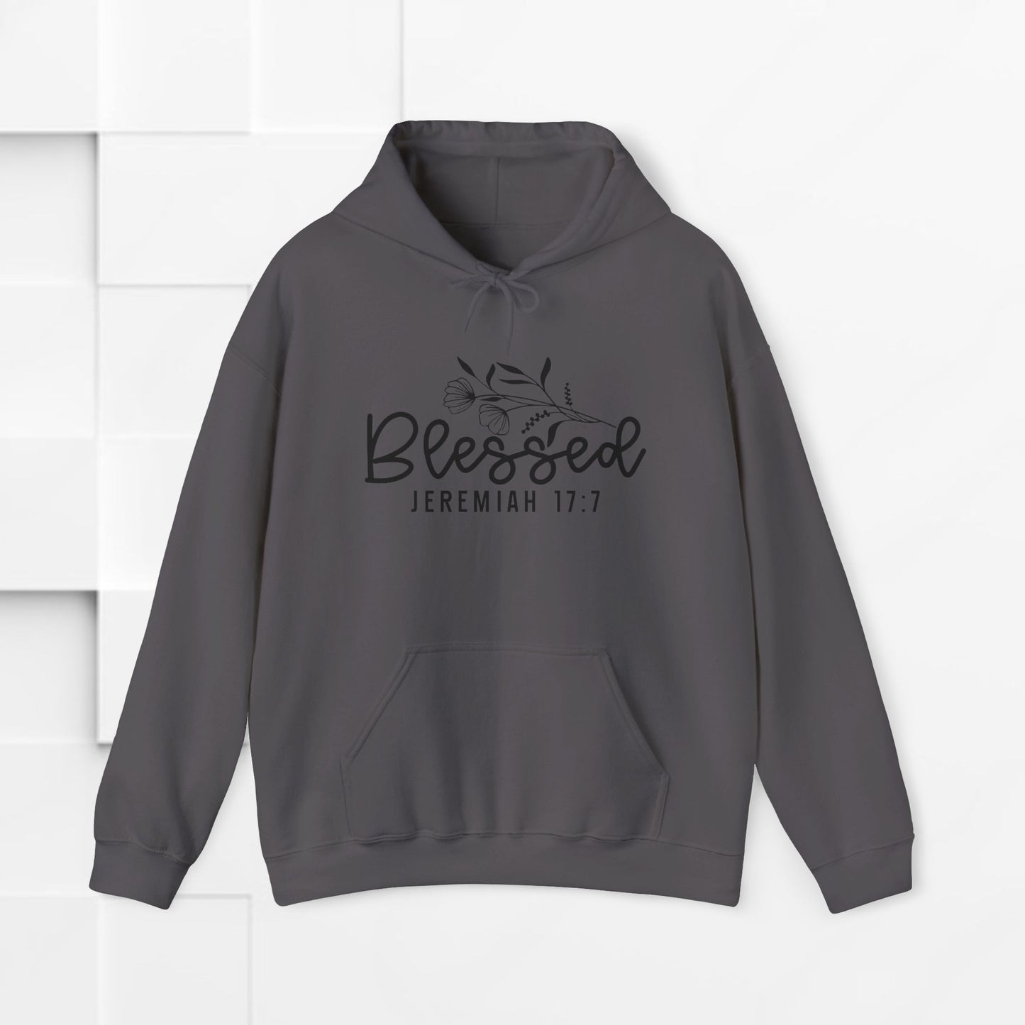 Blessed Jeremiah 17:7 Unisex Heavy Blend Hoodie