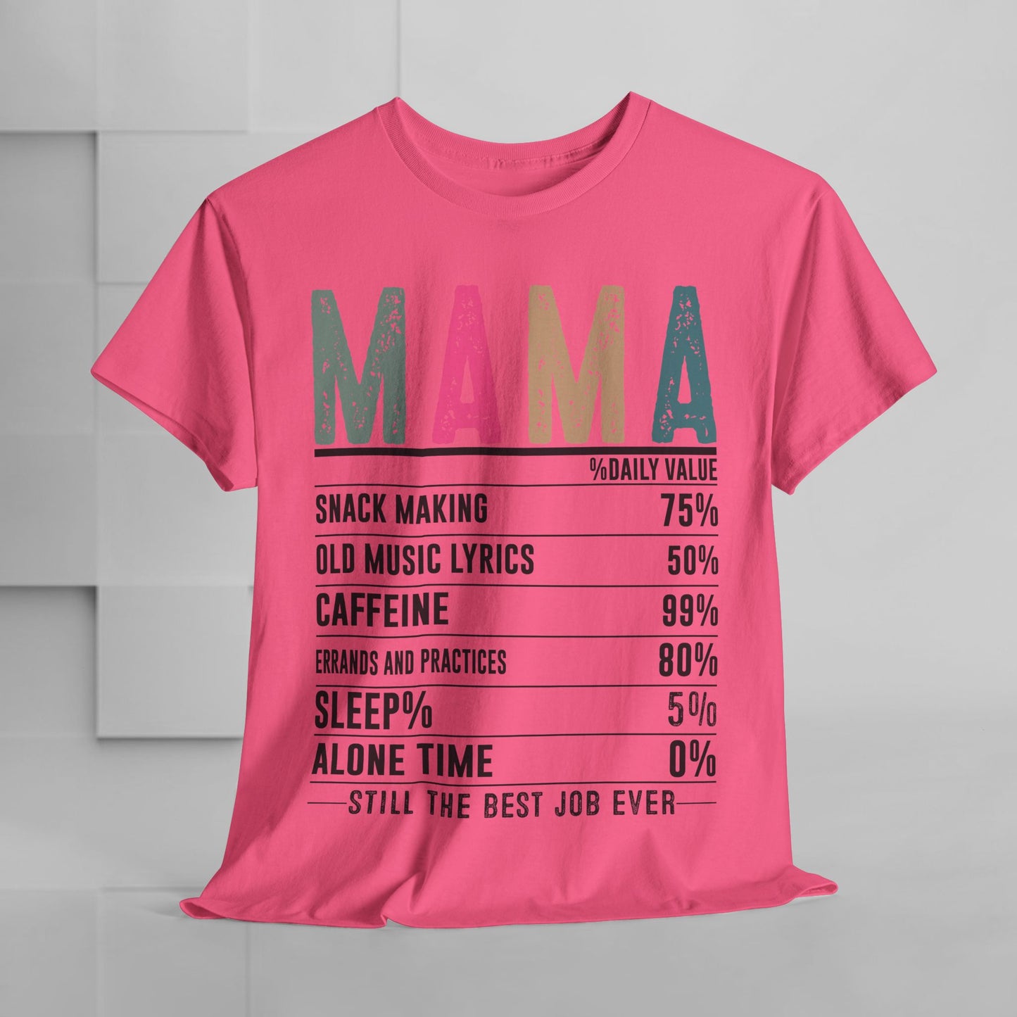 Mama Daily Values Unisex Heavy Cotton Tee - Perfect Gift for Moms