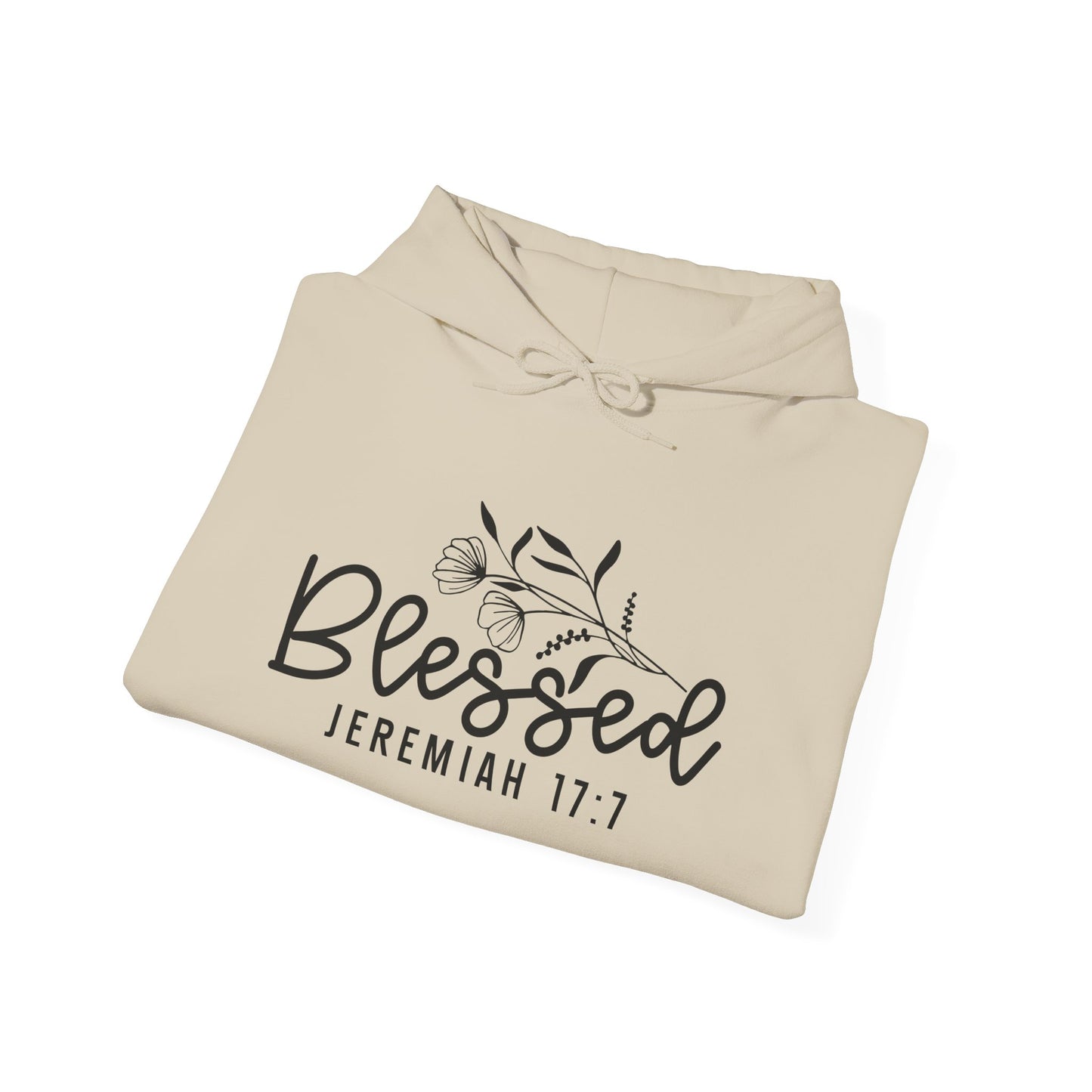Blessed Jeremiah 17:7 Unisex Heavy Blend Hoodie