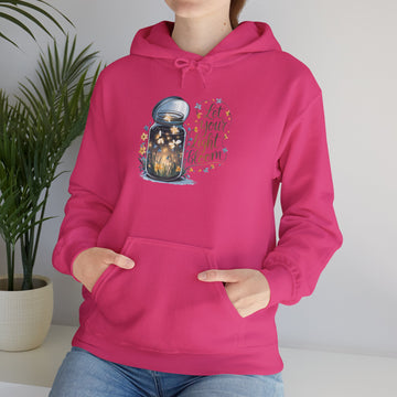 Let Your Light Bloom Hoodie - Unisex Heavy Blend™ Sweatshirt for Inspiration and Comfort