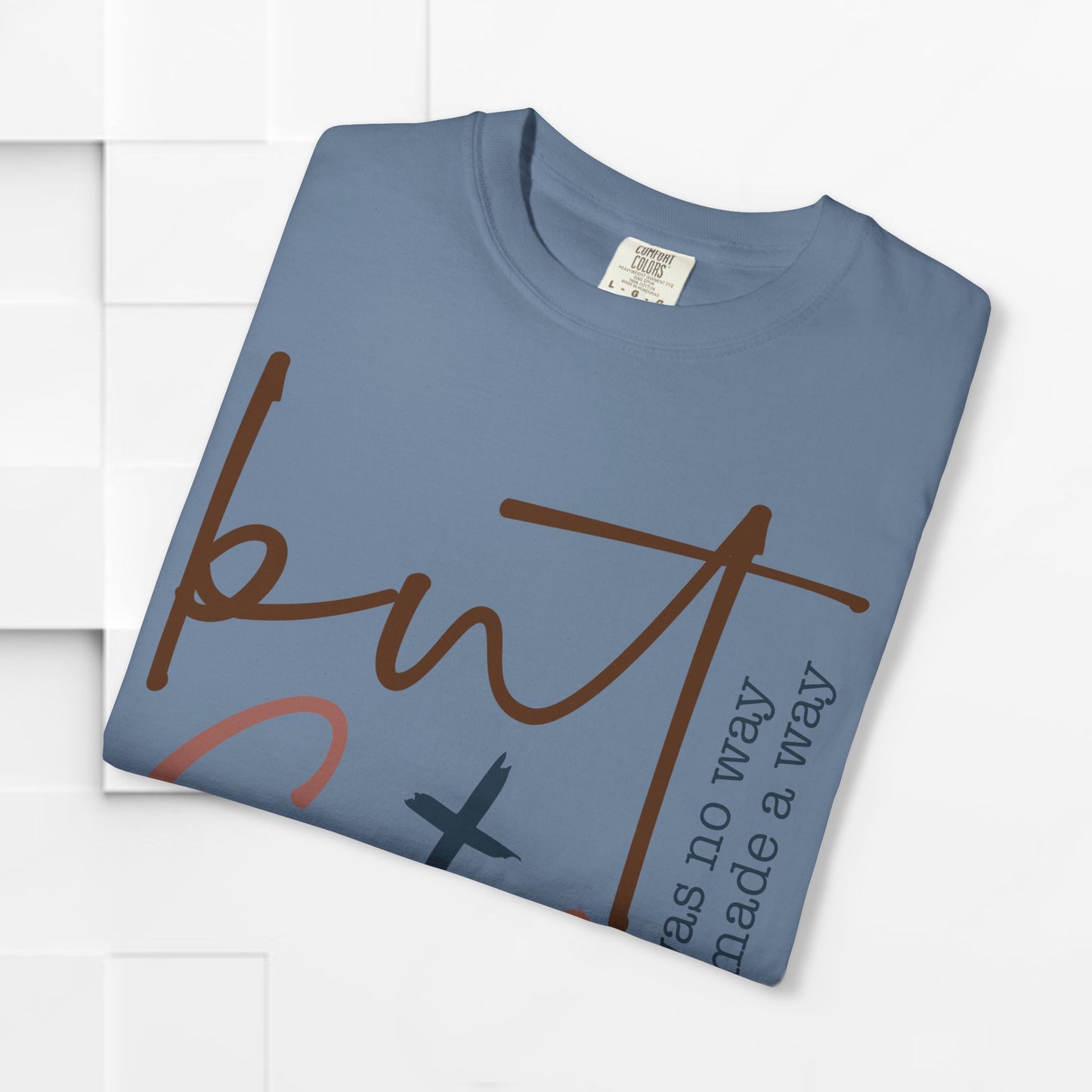 Unisex Garment-Dyed T-Shirt - "But God" Inspirational Tee