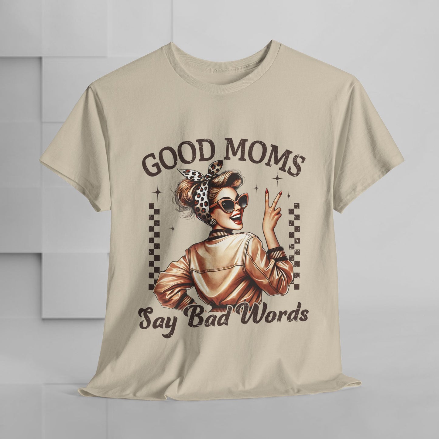 Good Moms Say Bad Words Unisex Heavy Cotton Tee | Funny Mom Shirt
