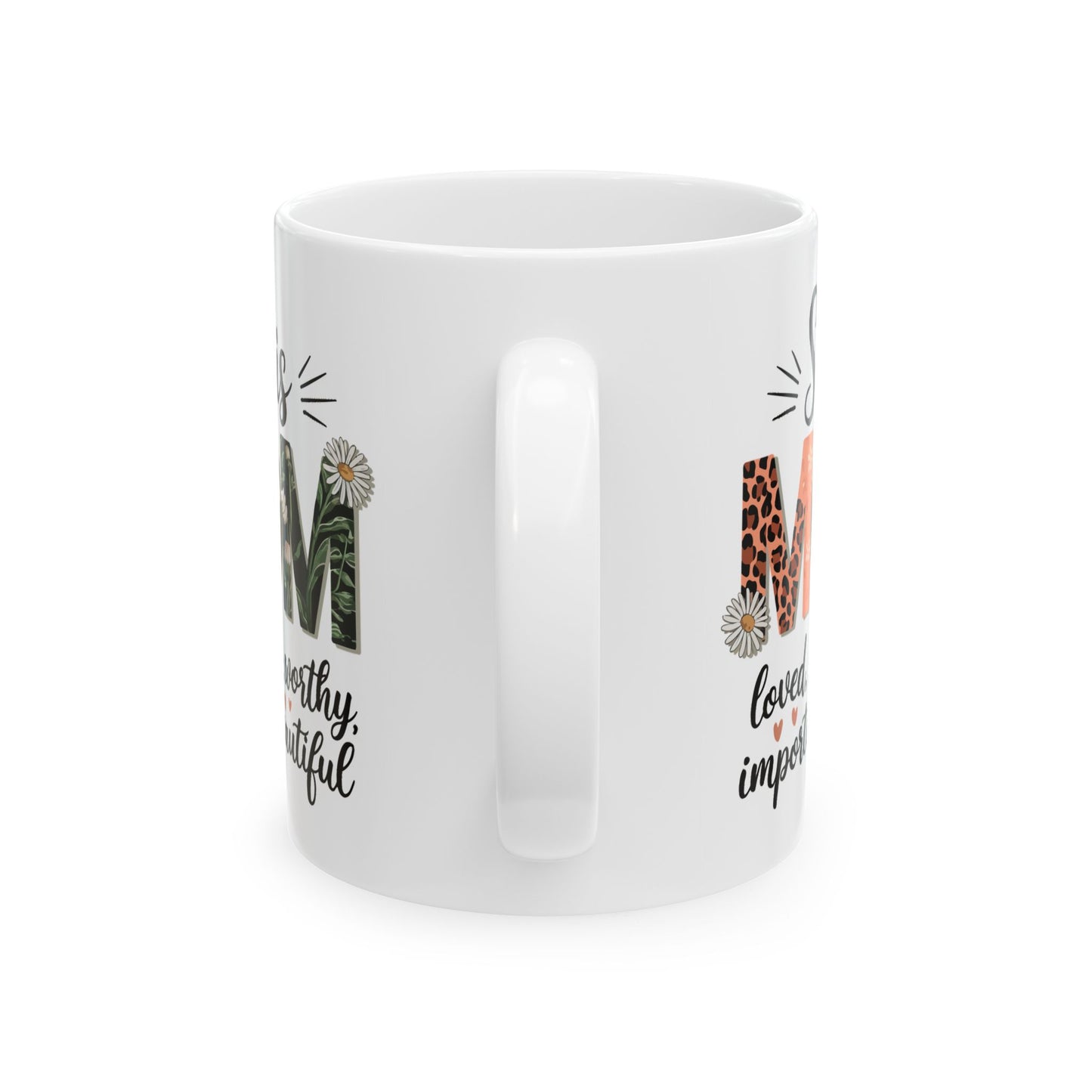 Mom Love Ceramic Mug - 11oz & 15oz | Perfect Gift for Mother's Day & Special Occasions