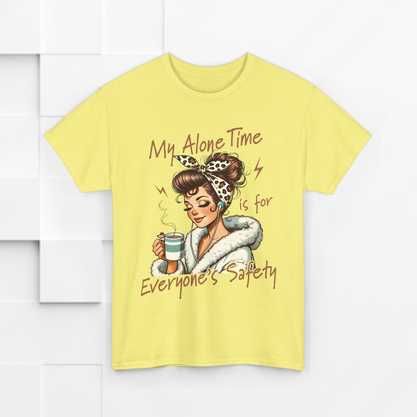 My Alone Time Unisex Heavy Cotton Tee - Cozy Vibe for Self-Care Lovers