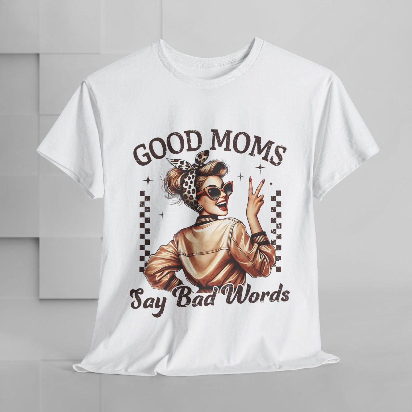 Good Moms Say Bad Words Unisex Heavy Cotton Tee | Funny Mom Shirt