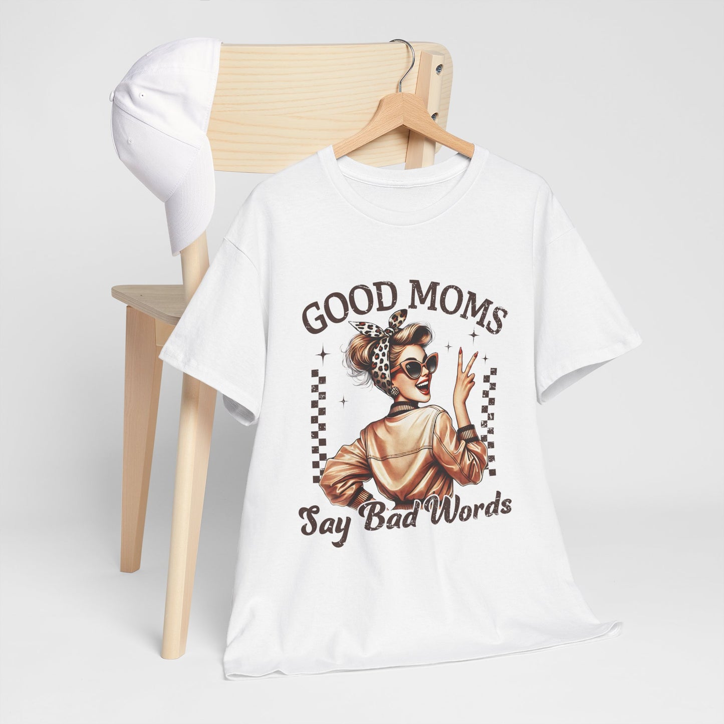 Good Moms Say Bad Words Unisex Heavy Cotton Tee | Funny Mom Shirt