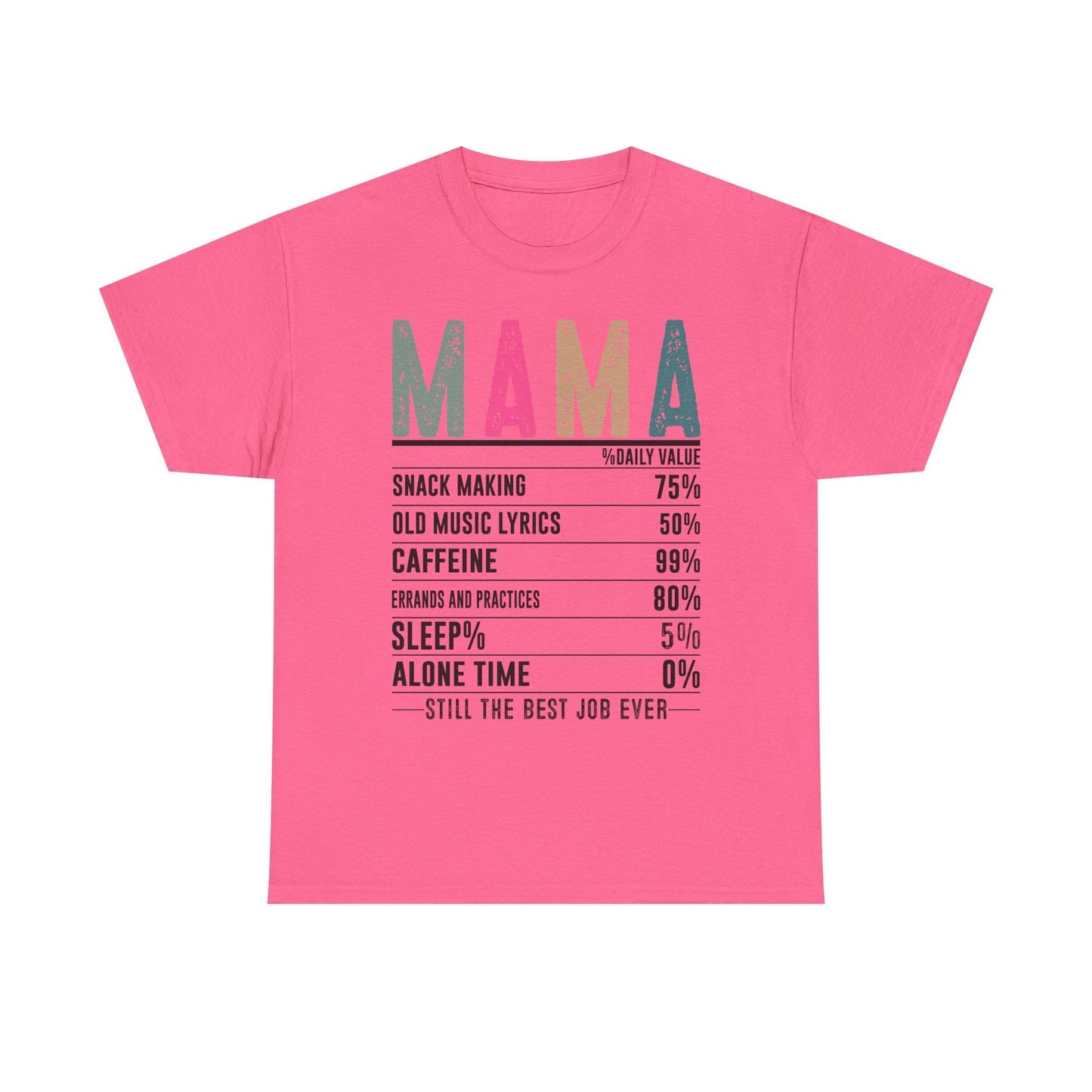 Mama Daily Values Unisex Heavy Cotton Tee - Perfect Gift for Moms