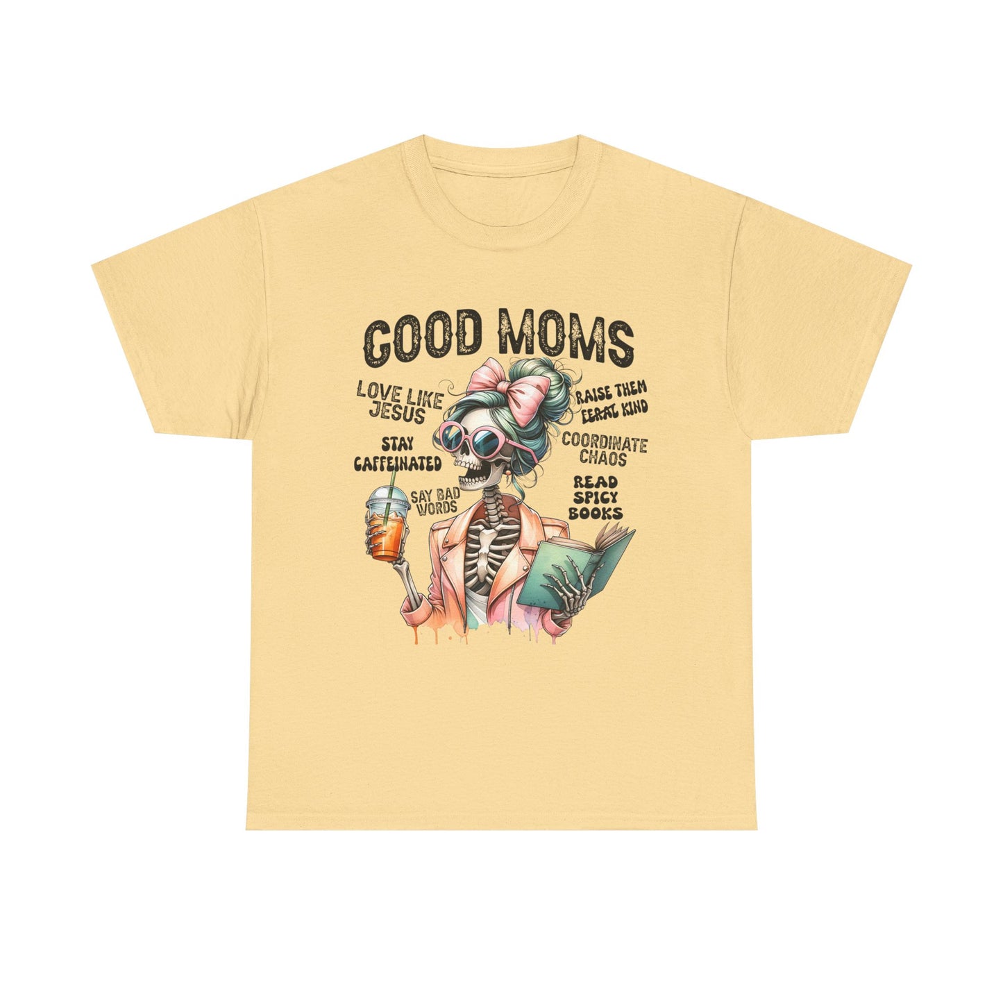 Good Moms Unisex Heavy Cotton Tee - Fun Graphic Tee for Mothers