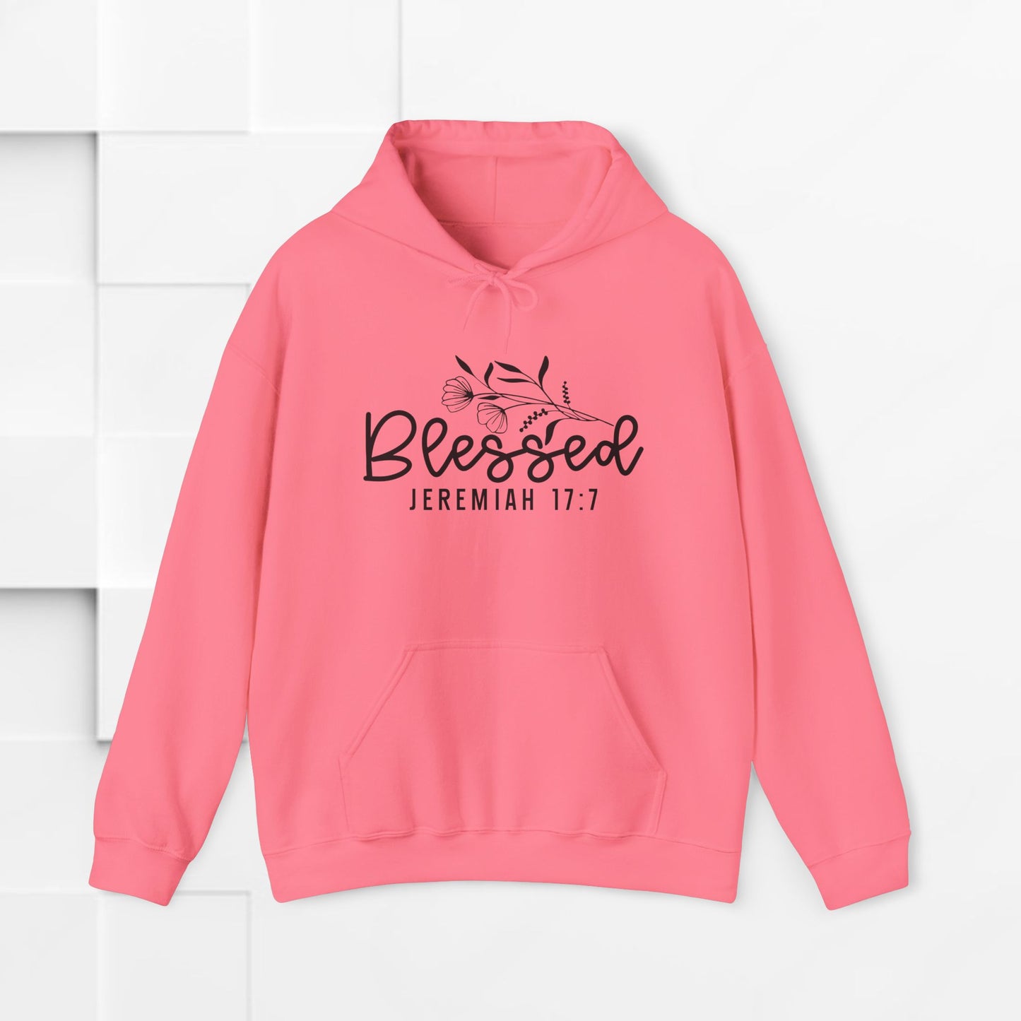 Blessed Jeremiah 17:7 Unisex Heavy Blend Hoodie