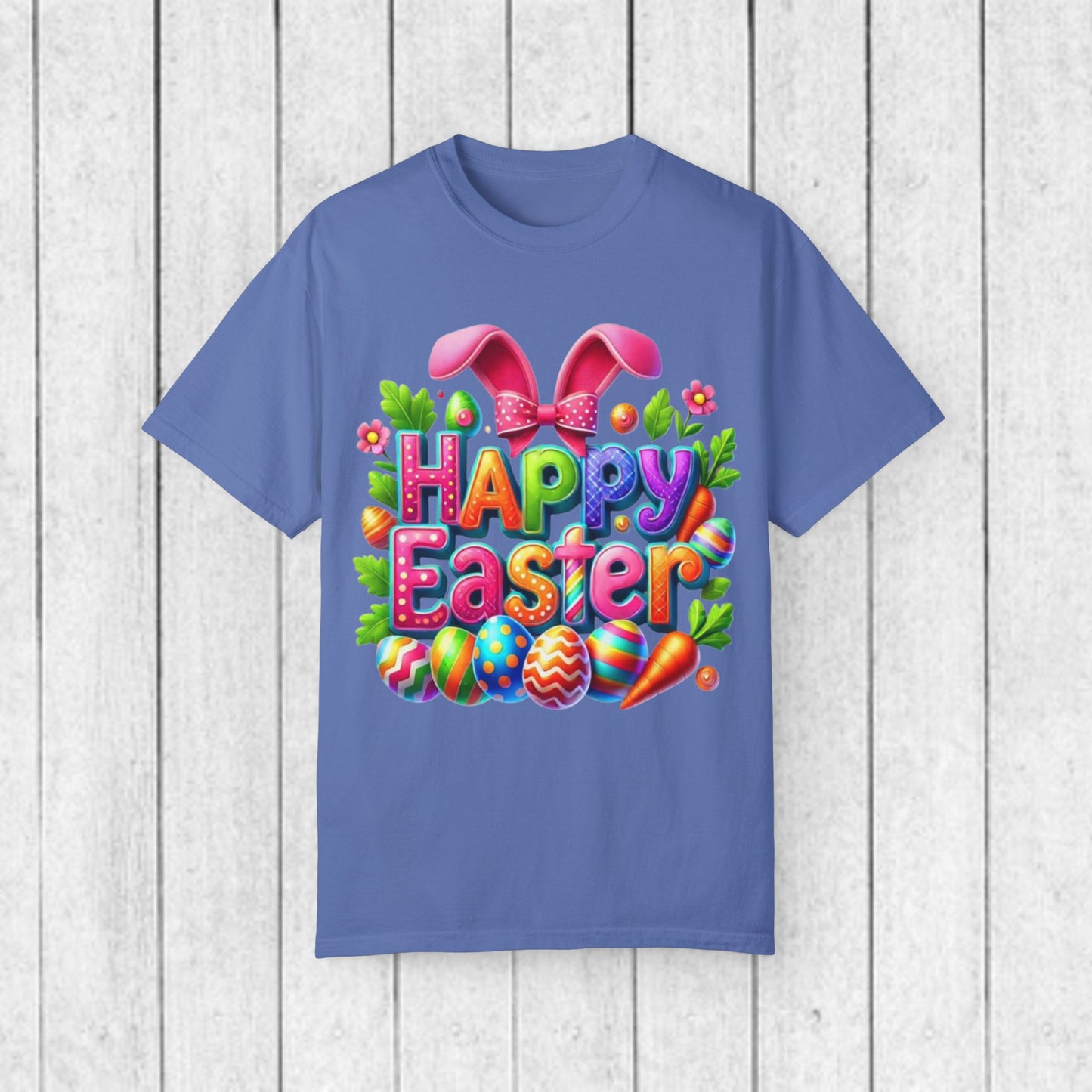 Happy Easter Unisex Garment-Dyed T-Shirt