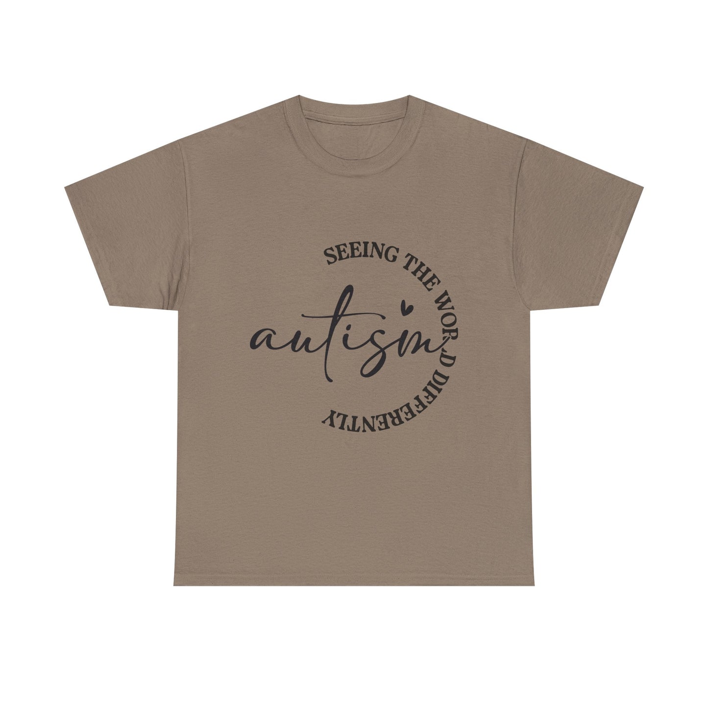 Autism Awareness Unisex Heavy Cotton Tee - Seeing the World Differently