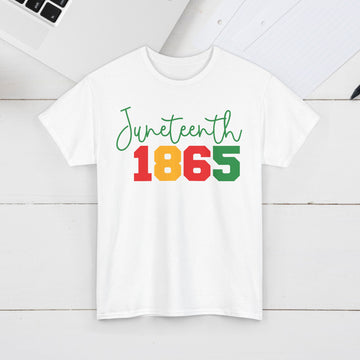 Juneteenth 1865 Unisex Heavy Cotton Tee – Celebrate Freedom and Heritage