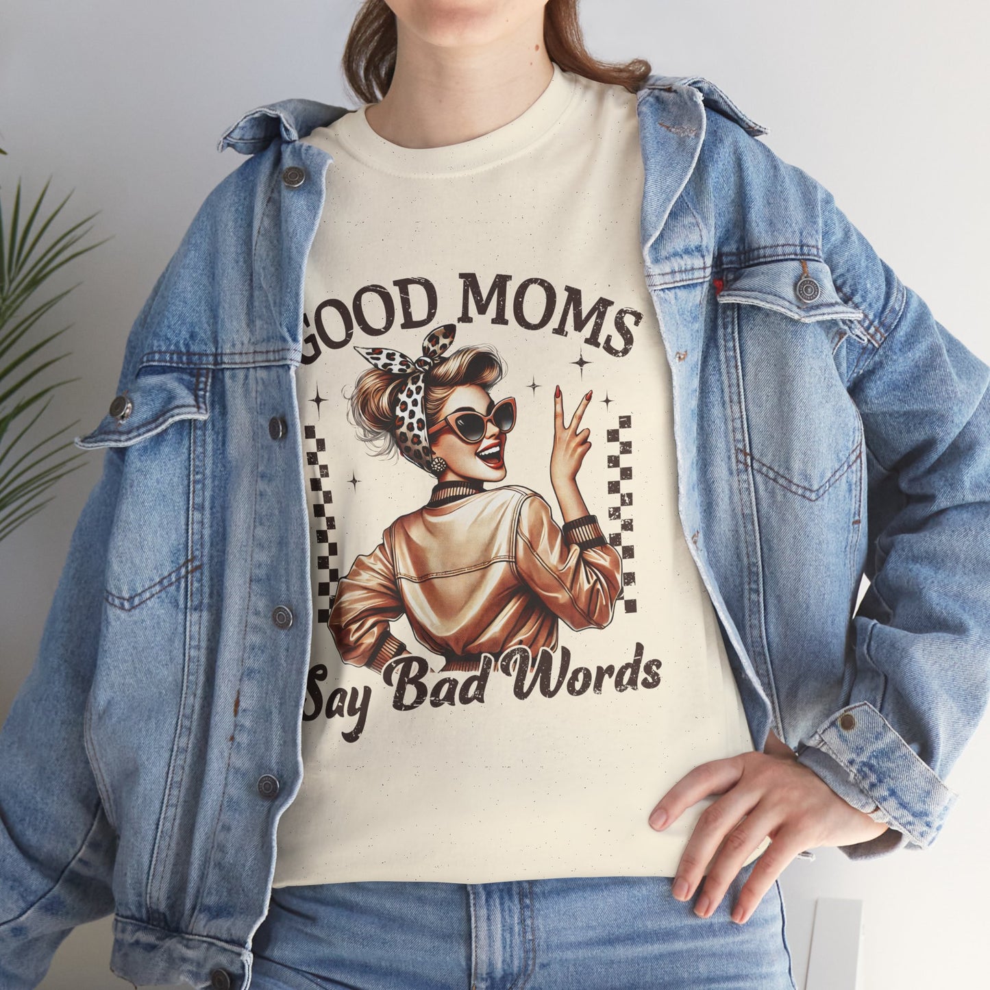 Good Moms Say Bad Words Unisex Heavy Cotton Tee | Funny Mom Shirt