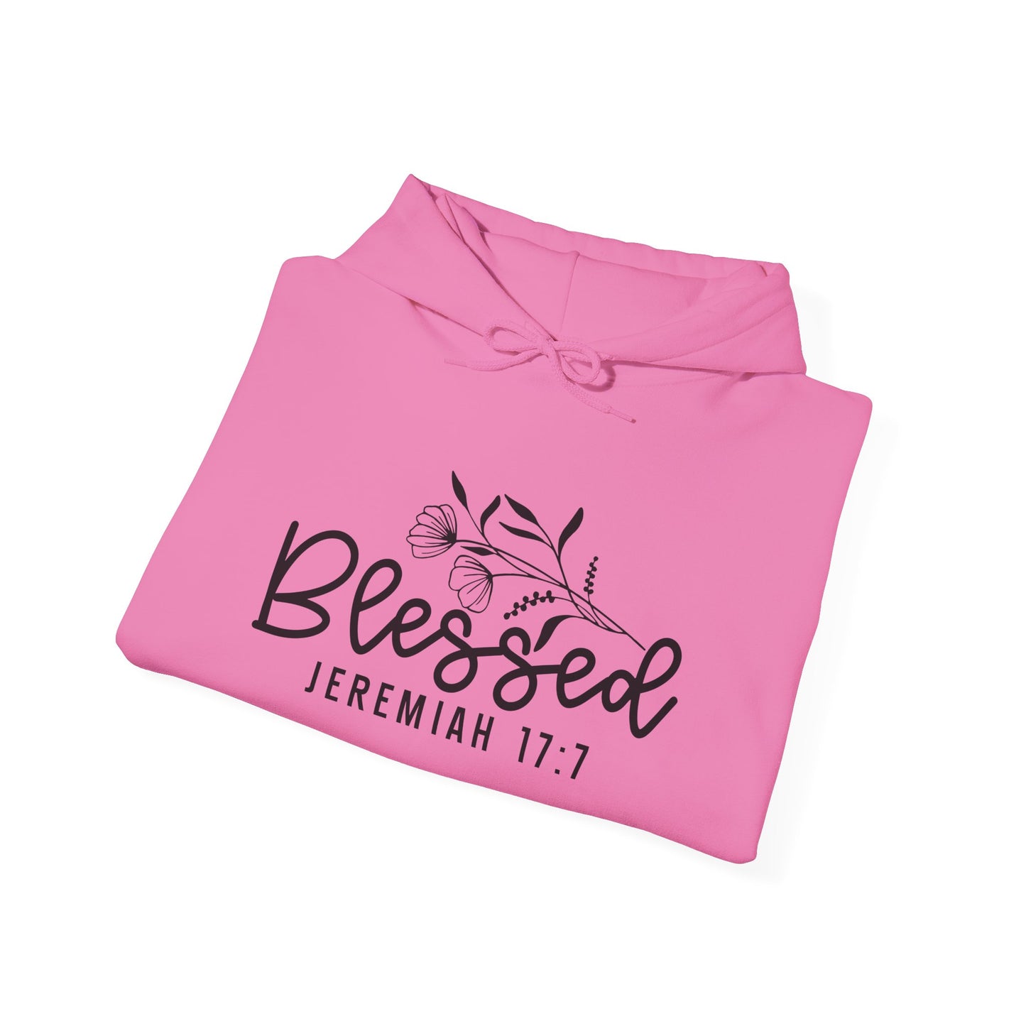 Blessed Jeremiah 17:7 Unisex Heavy Blend Hoodie