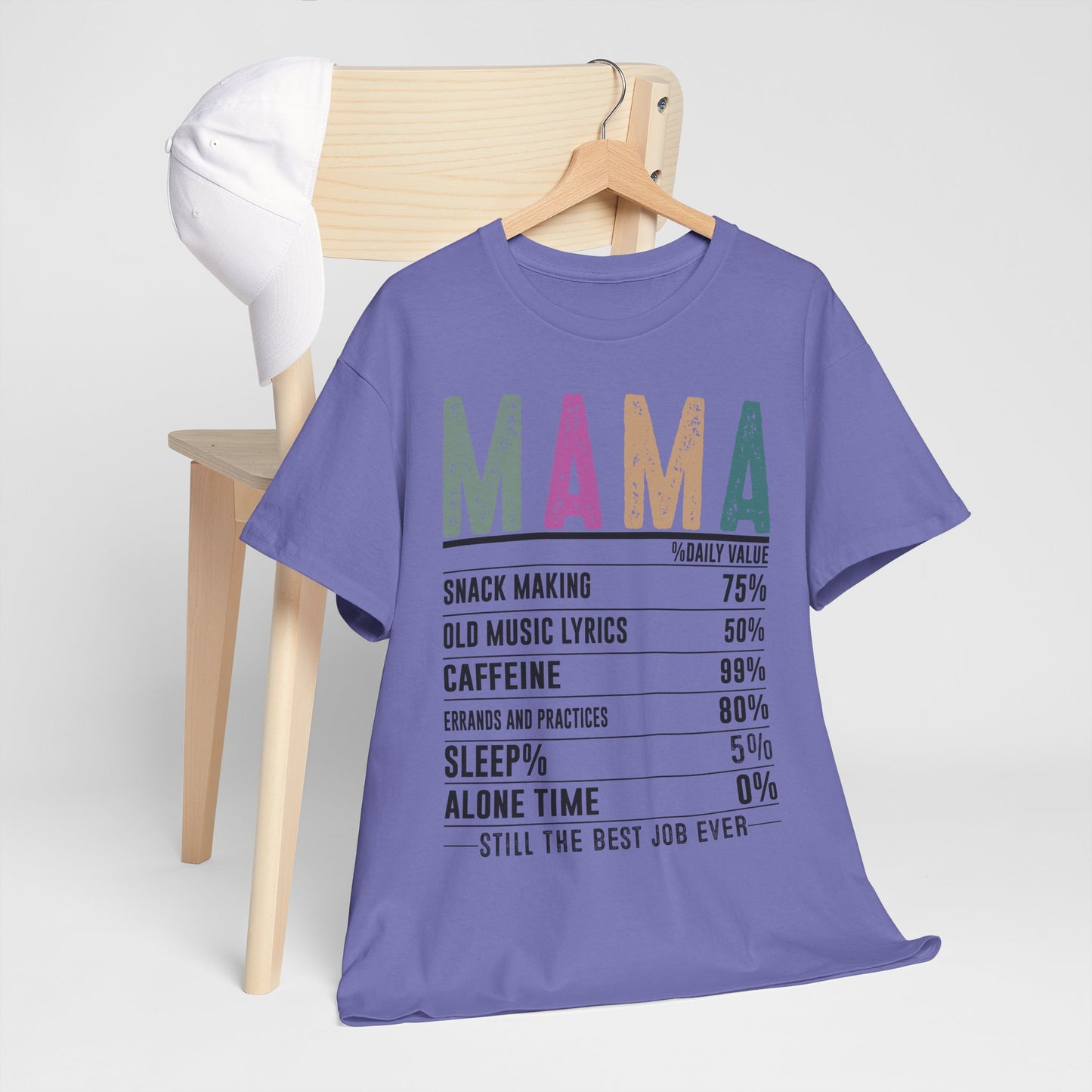 Mama Daily Values Unisex Heavy Cotton Tee - Perfect Gift for Moms