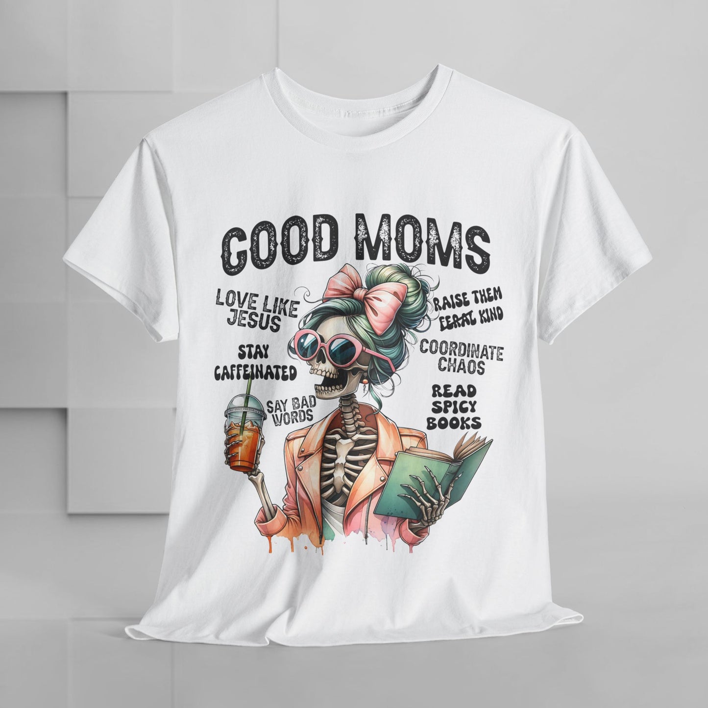 Good Moms Unisex Heavy Cotton Tee - Fun Graphic Tee for Mothers