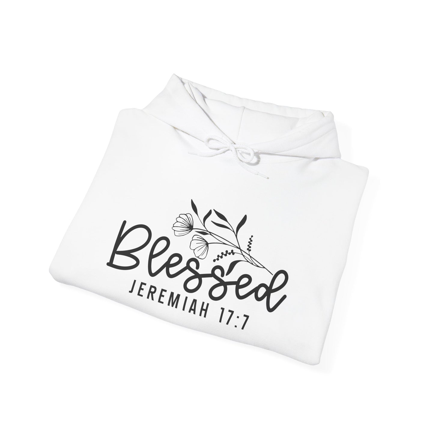 Blessed Jeremiah 17:7 Unisex Heavy Blend Hoodie