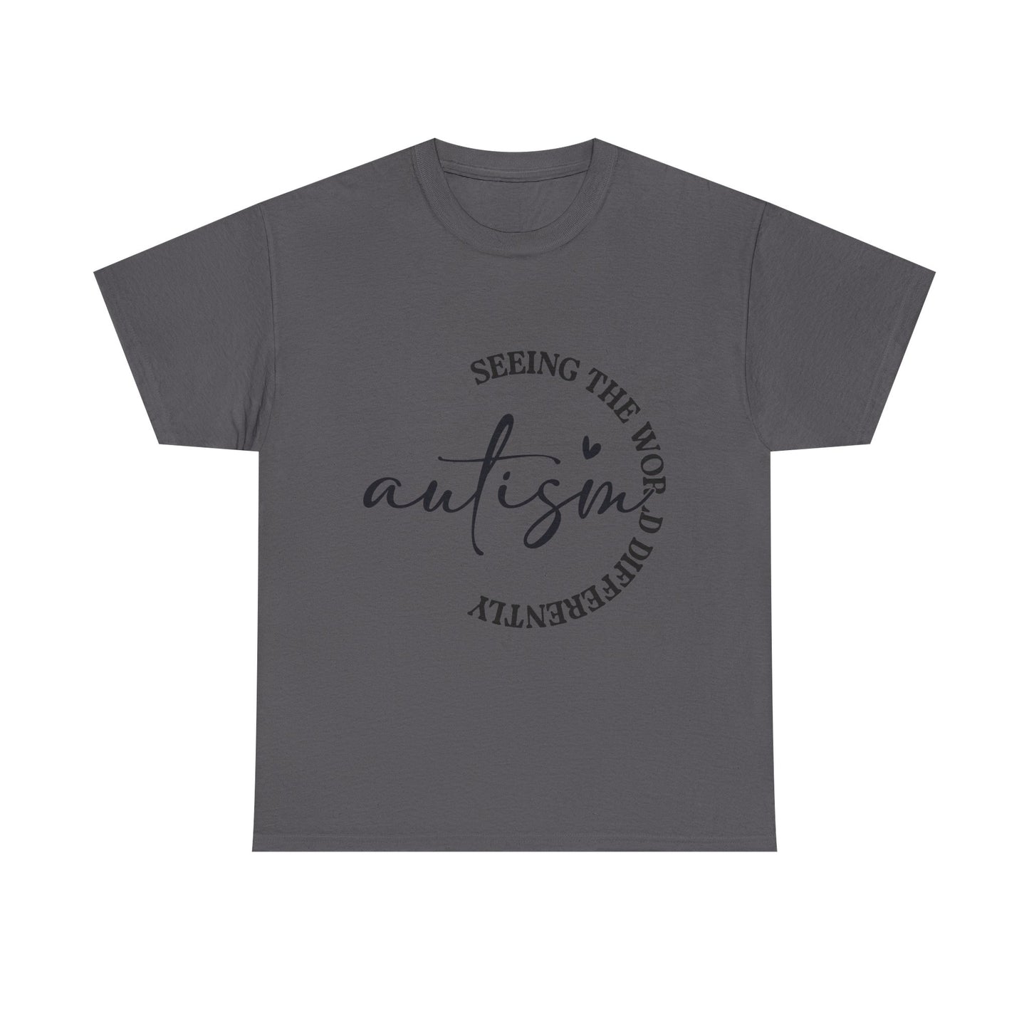 Autism Awareness Unisex Heavy Cotton Tee - Seeing the World Differently
