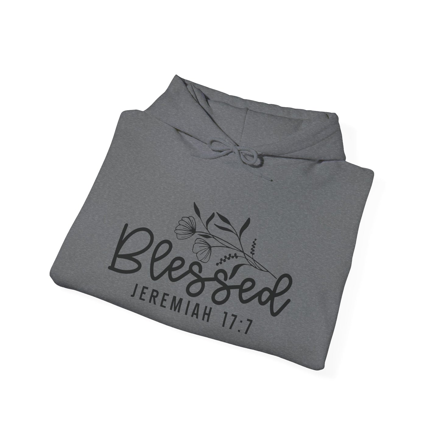 Blessed Jeremiah 17:7 Unisex Heavy Blend Hoodie