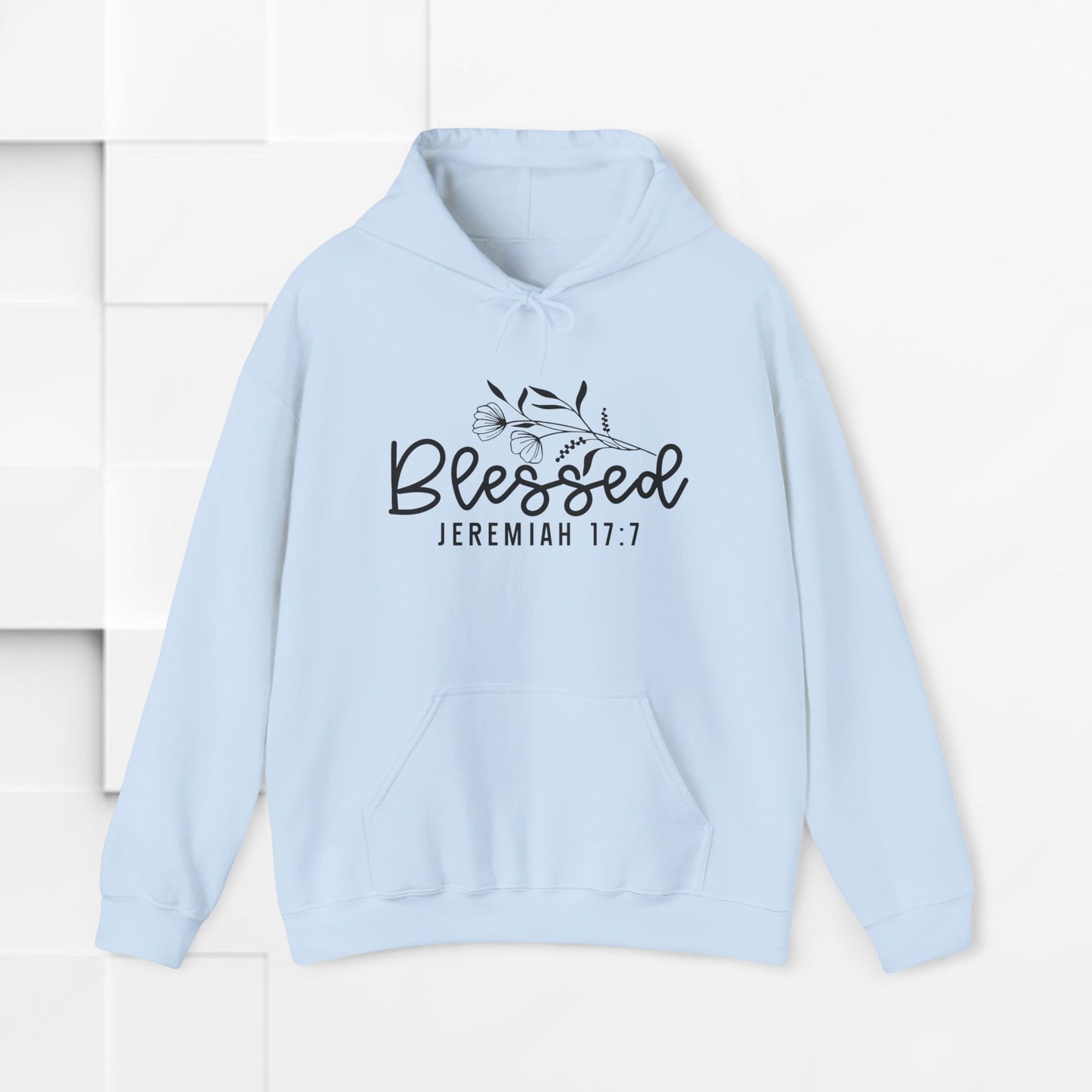 Blessed Jeremiah 17:7 Unisex Heavy Blend Hoodie