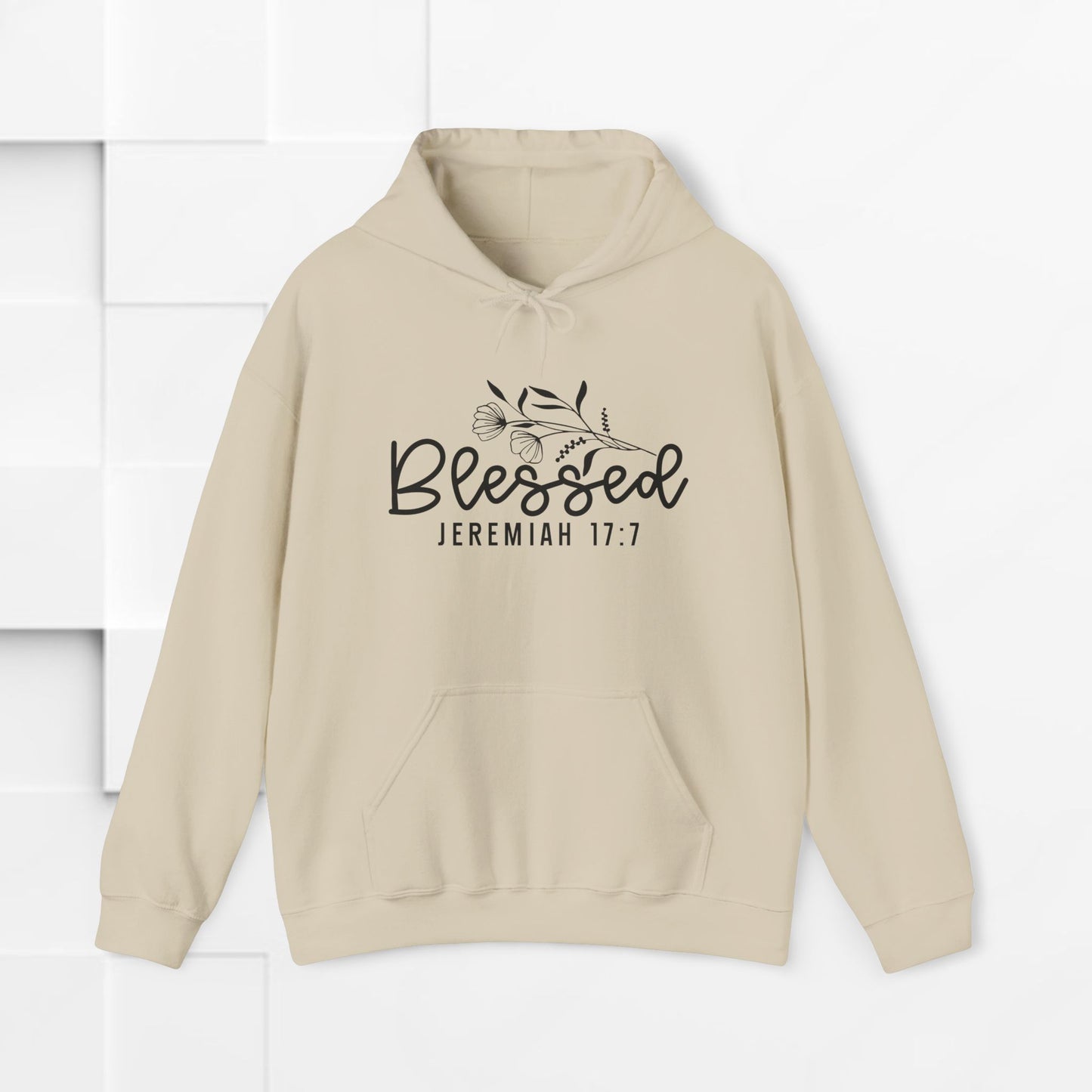 Blessed Jeremiah 17:7 Unisex Heavy Blend Hoodie
