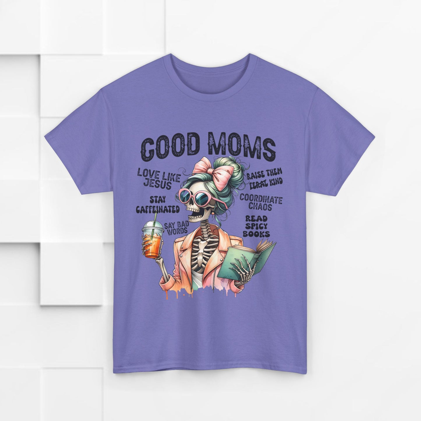 Good Moms Unisex Heavy Cotton Tee - Fun Graphic Tee for Mothers