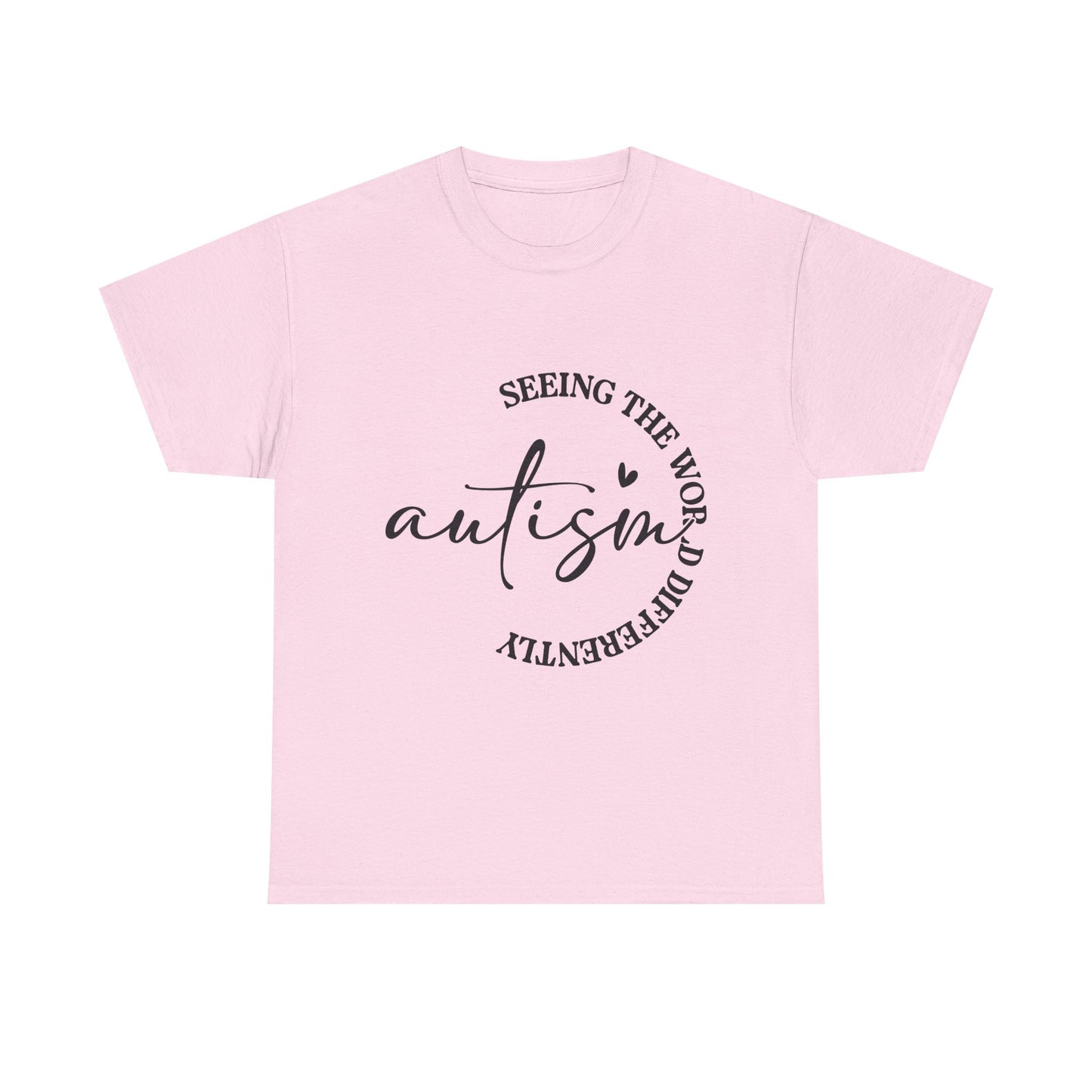 Autism Awareness Unisex Heavy Cotton Tee - Seeing the World Differently