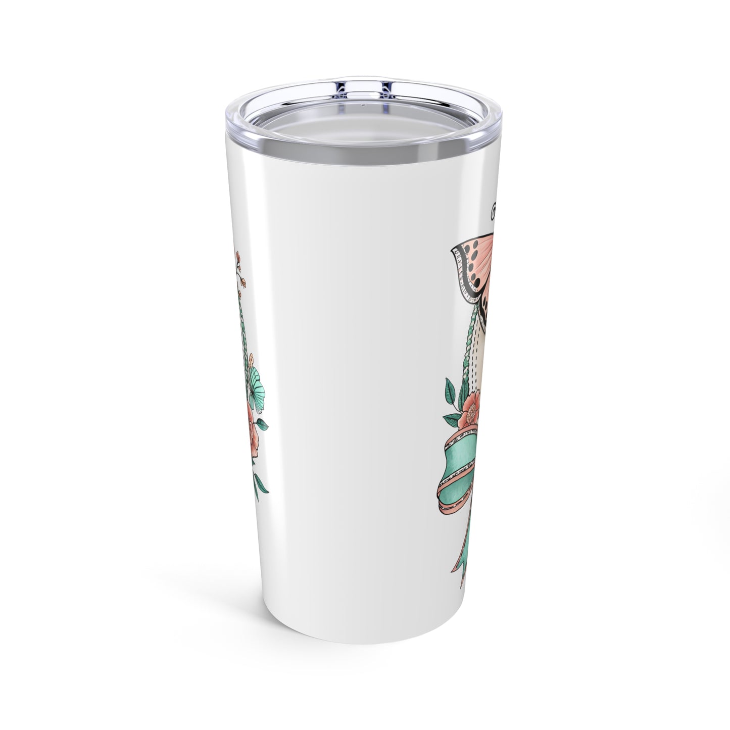 Floral Mama Tumbler 20oz - Inspirational Drinkware for Moms