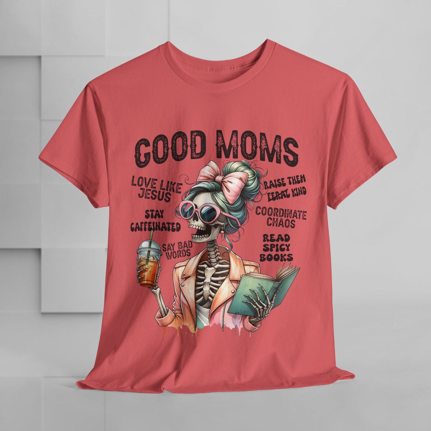 Good Moms Unisex Heavy Cotton Tee - Fun Graphic Tee for Mothers
