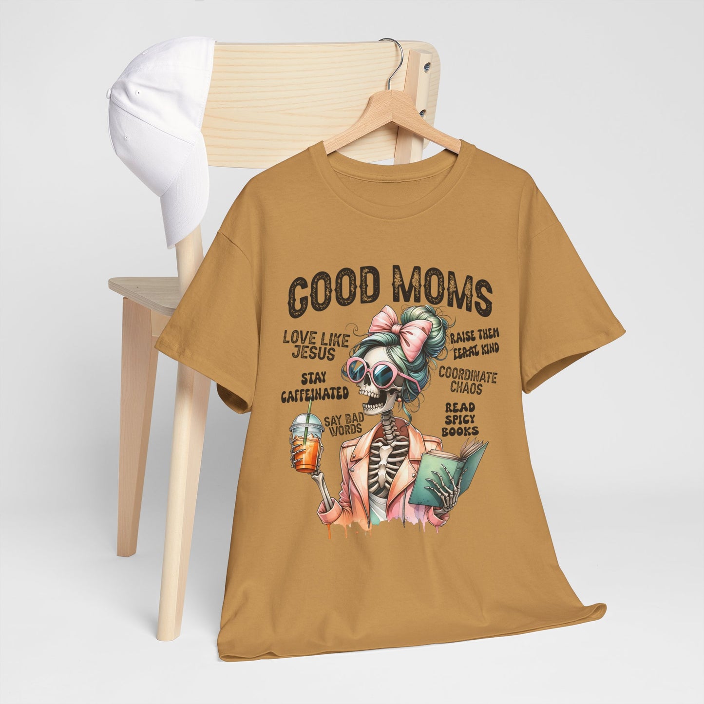 Good Moms Unisex Heavy Cotton Tee - Fun Graphic Tee for Mothers