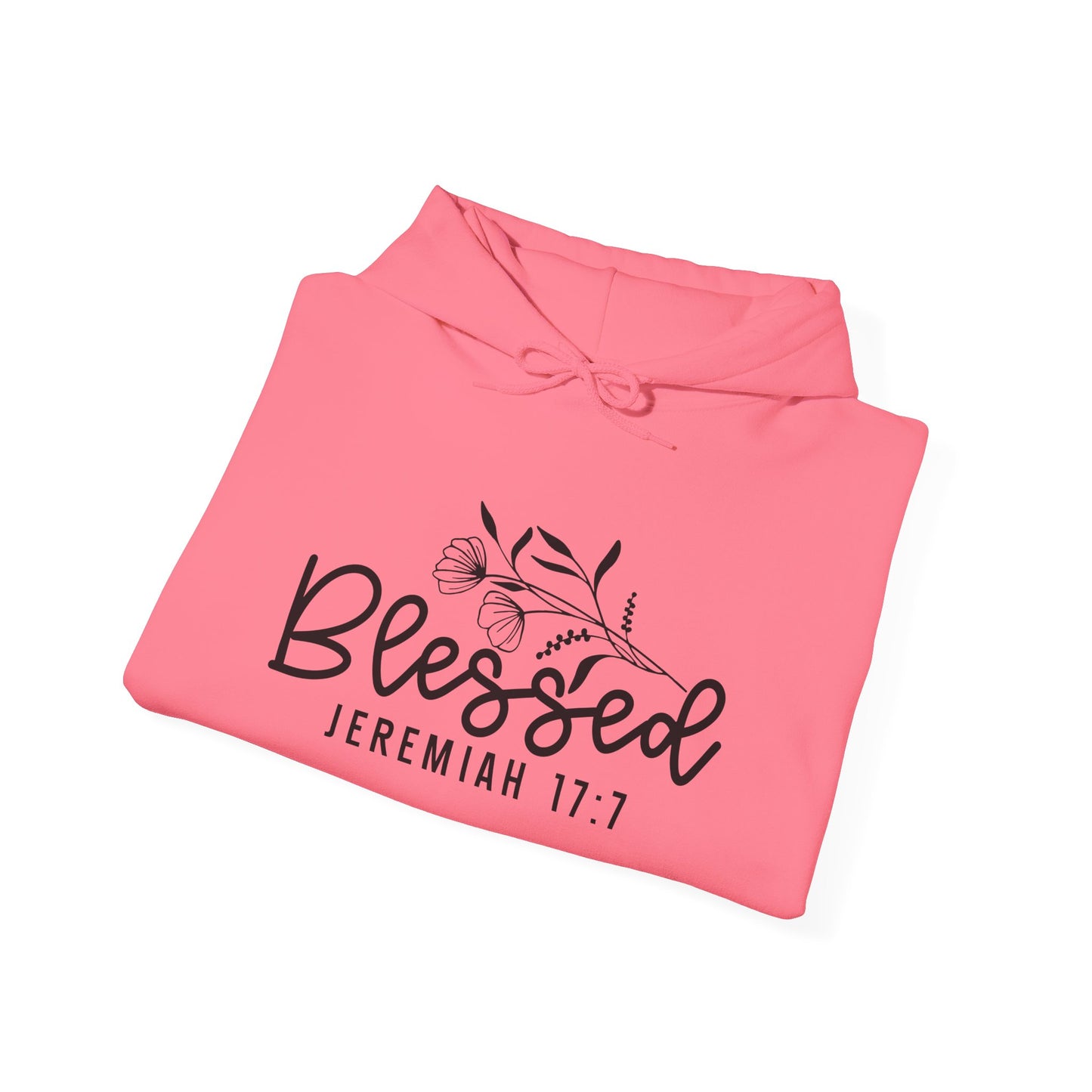 Blessed Jeremiah 17:7 Unisex Heavy Blend Hoodie
