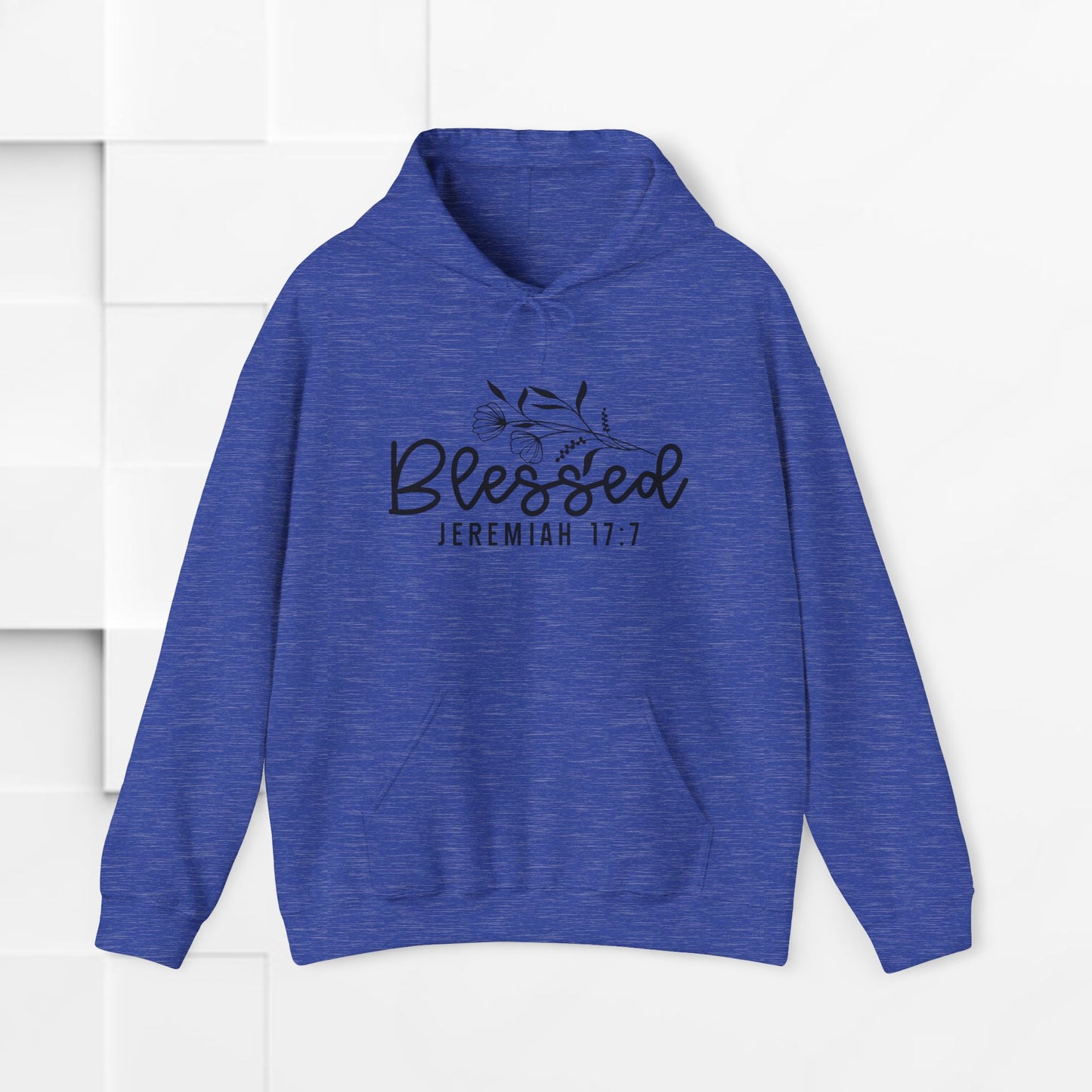 Blessed Jeremiah 17:7 Unisex Heavy Blend Hoodie