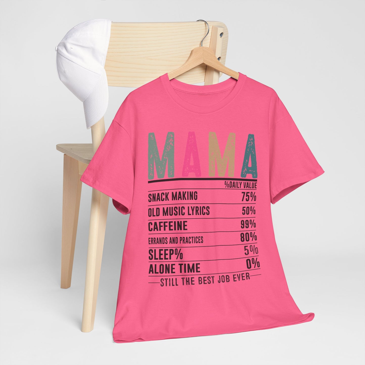 Mama Daily Values Unisex Heavy Cotton Tee - Perfect Gift for Moms