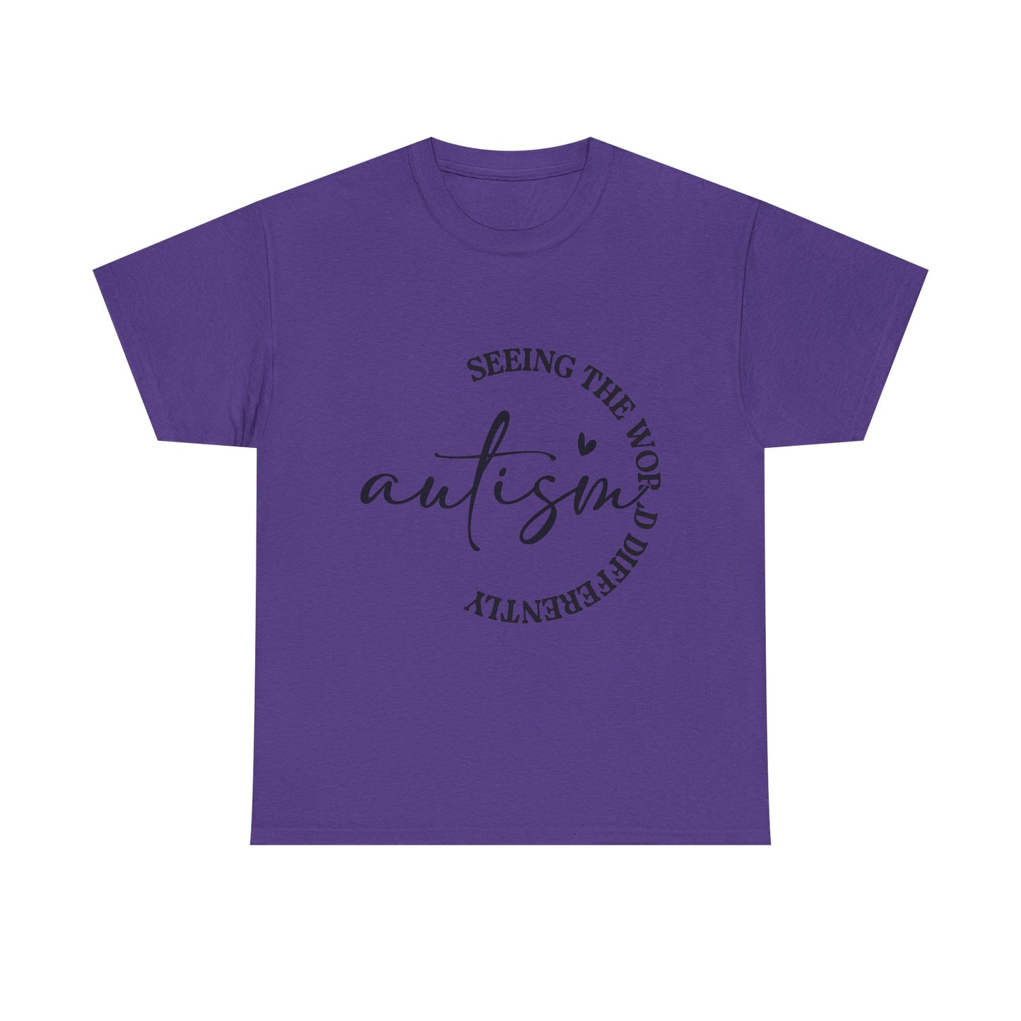 Autism Awareness Unisex Heavy Cotton Tee - Seeing the World Differently