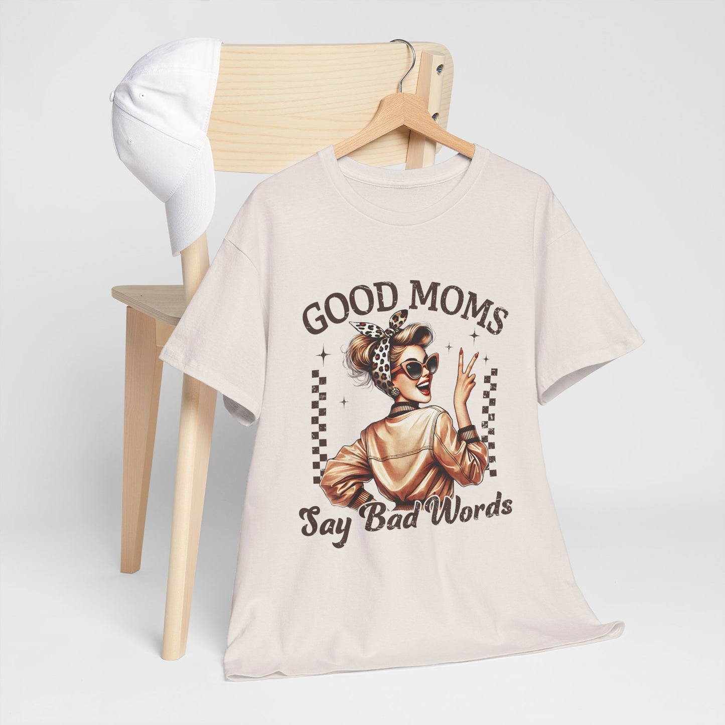 Good Moms Say Bad Words Unisex Heavy Cotton Tee | Funny Mom Shirt