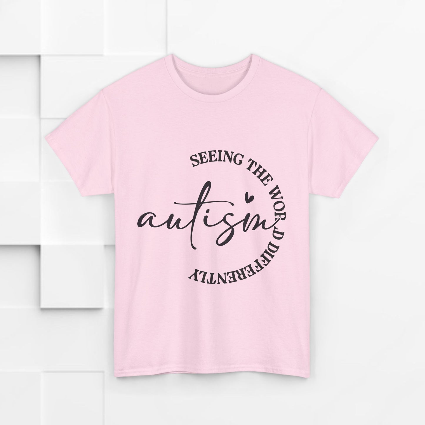 Autism Awareness Unisex Heavy Cotton Tee - Seeing the World Differently