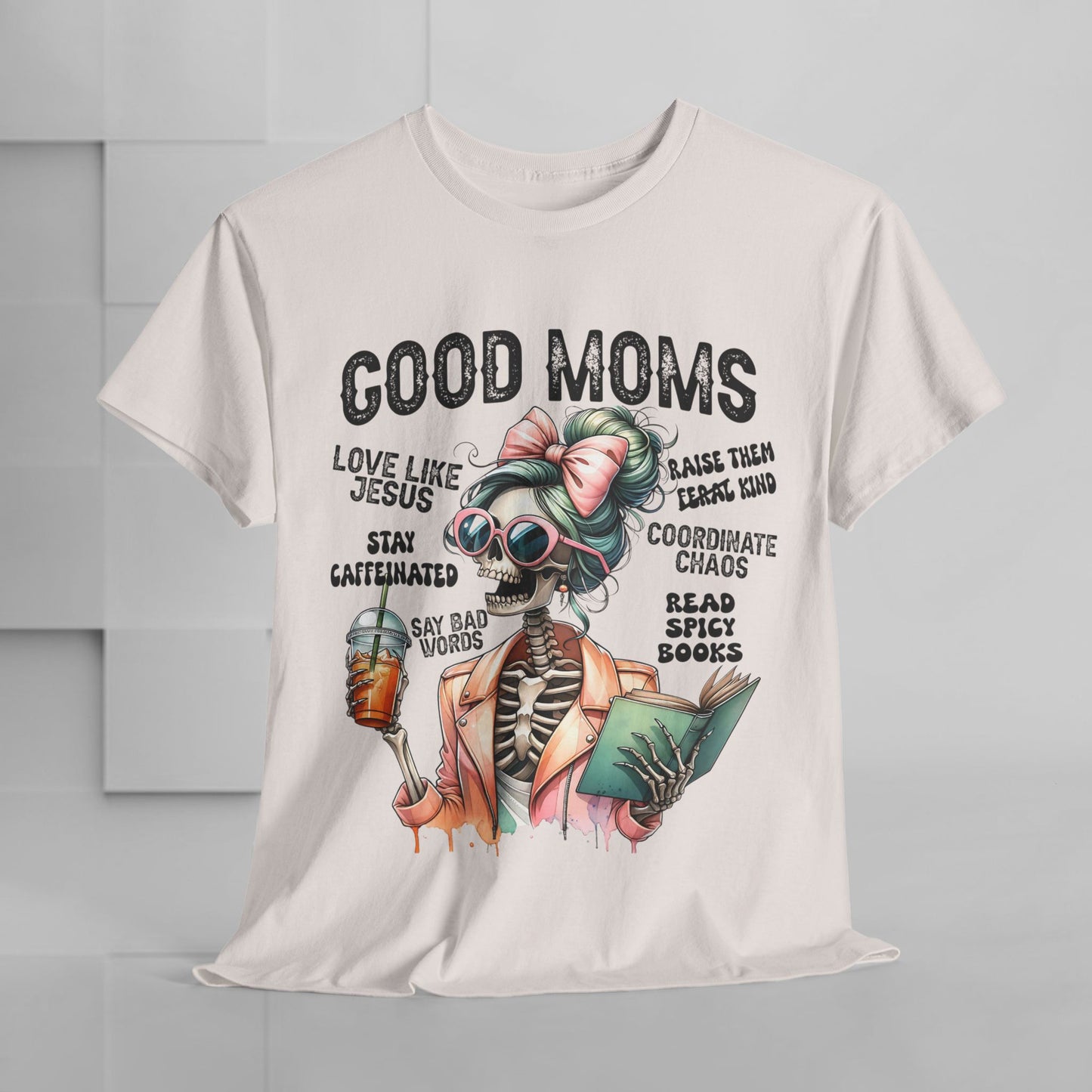 Good Moms Unisex Heavy Cotton Tee - Fun Graphic Tee for Mothers